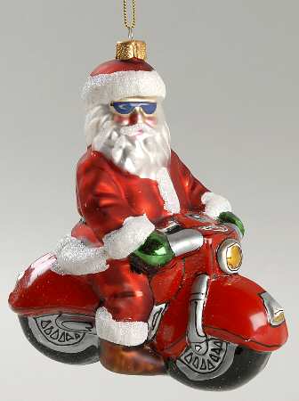 Possible Dreams Glass Ornaments Get Your Motor Running - No Box