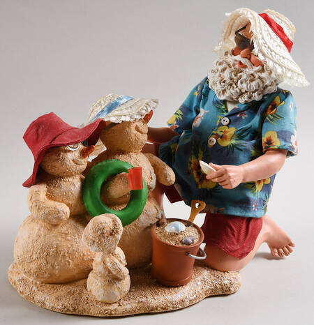 By the Sea Santa's Sand Family - Boxed