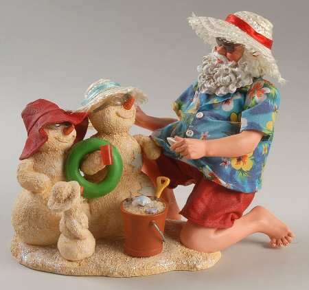 By the Sea Santa's Sand Family - Boxed