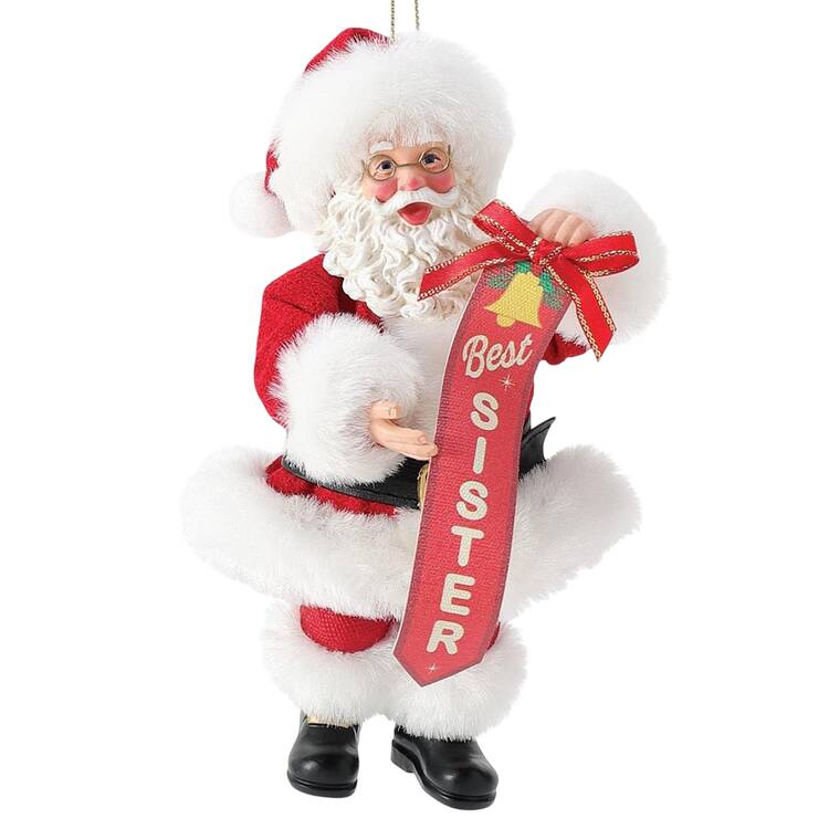 Possible Dreams Ornaments Best Sister - With Box