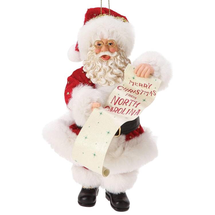 Possible Dreams Ornaments Merry Christmas From North Carolina - Boxed