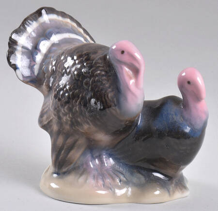 Porcelanas Miquel Requena Figurines Turkey And Young - No Box by Porcelanas Miquel Requena