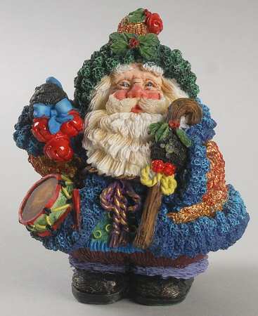 International Crinkle Santas German Santa - Boxed