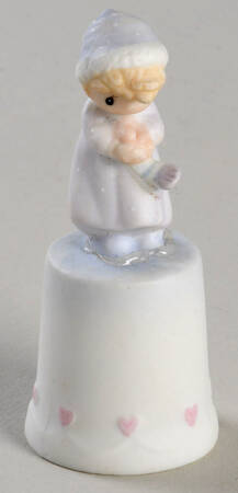 Four Seasons Thimbles-Set of Four Olive Branch-Winter's Song - No Box-Olive Branch Mark