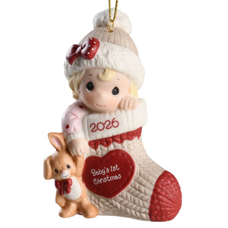 Baby's First Christmas Girl- Baby's First Christmas - Boxed