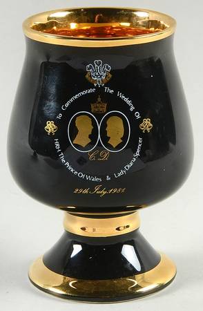 Prinknash Royalty Giftware Charles & Diana Wedding Cup - No Box