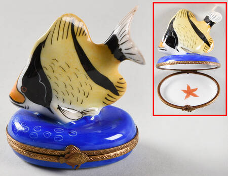 Limoges Boxes Sunfish-Yellow - No Box