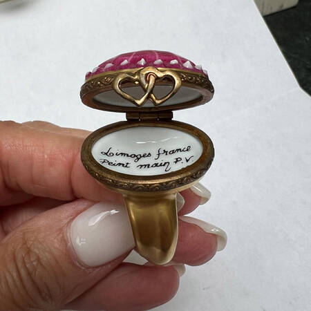 Limoges Boxes Wedding Engagement Ring - No Box