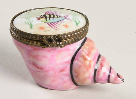 Limoges Boxes Pink Shell - No Box