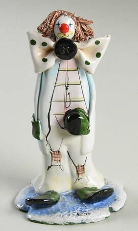 Lino Zampiva Figurines Green Dot Bowtie,Green Shoes,Hat - Boxed