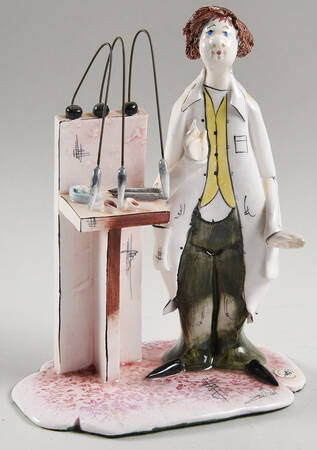 Lino Zampiva Figurines Scientist - No Box