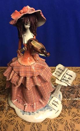 Lino Zampiva Figurines Violinist - Boxed