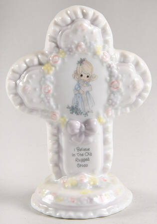 Precious Moments Giftware I Believe In The Old Rugged Cross - Boxed