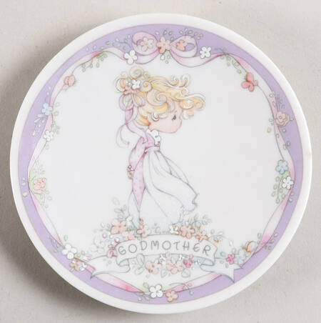 Precious Moments Giftware Godmother-Mini-Plate - Boxed