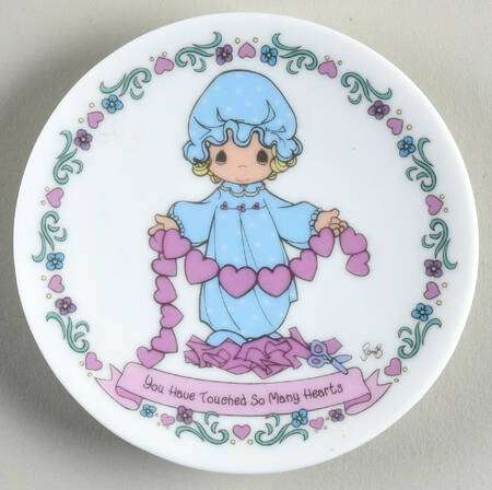 Precious Moments Giftware You Have Touched So Many Hearts-Mini Plt - No Box