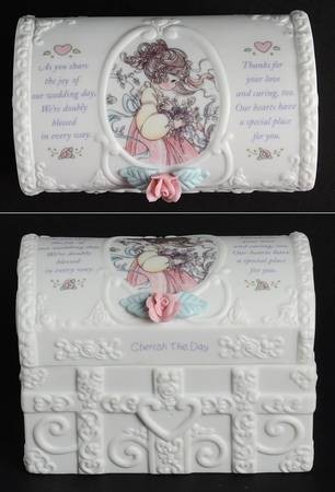 Precious Moments Giftware Cherish The Day-Bridesmaid Trunk Box - With Box