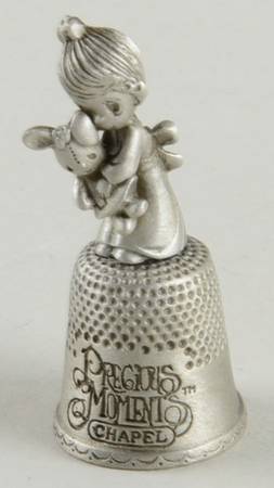 Precious Moments Giftware Chapel Thimble-Girl - Boxed
