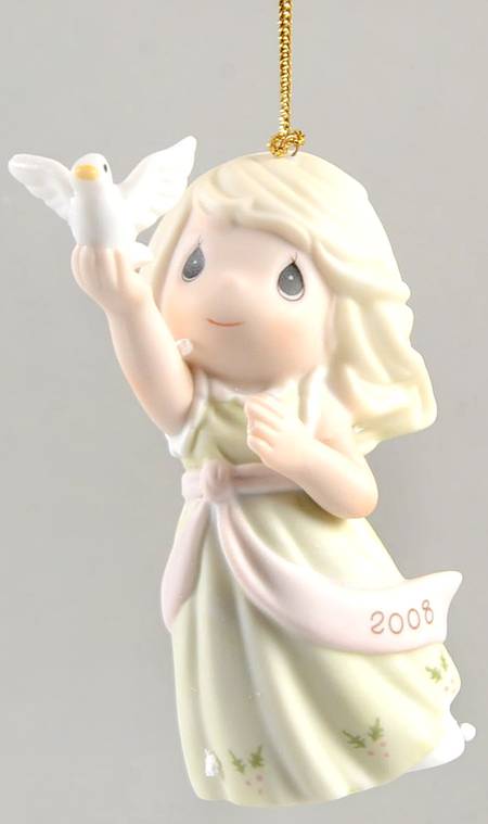 Annual Figural Ornament Blessings Of Peace To You - Boxed