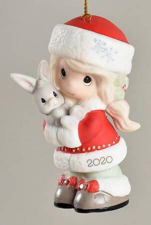 Annual Figural Ornament Every Bunny Loves A Christmas Hug - Boxed