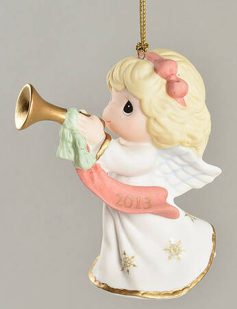 Annual Figural Ornament Peace On Earth And Goodwill To All - Boxed