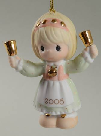 Annual Figural Ornament Ringing In The Season - Boxed