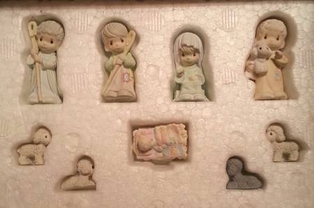 Nativity-Pewter Baby Jesus - No Box