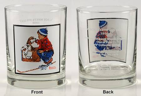 Norman Rockwell Winter Scenes A Boy Meets His Dog - No Box