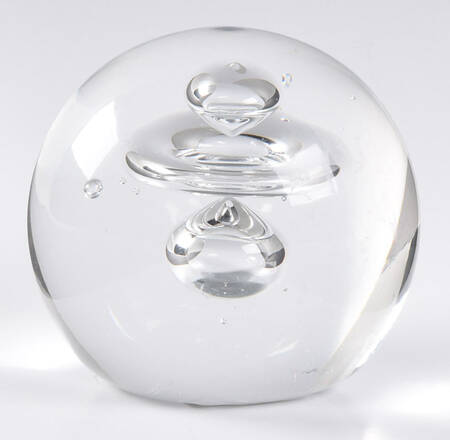 Simon Pearce Paperweights Controled Bubbles - Boxed