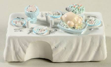 We Gather Together-Pewter Table - No Box