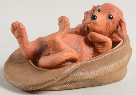 Playful Pups Night Cap-Set Of 2 - No Box