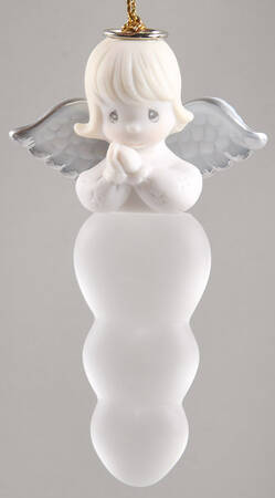 Angel Icicle Angel Praying - With Box