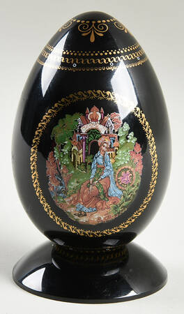 Russian Fairytale Egg by Palekh Art Studios