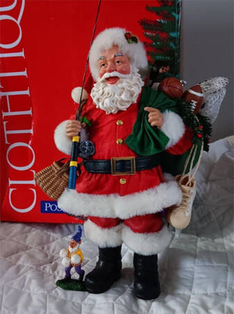 American Artist Tom Browning All Sports Santa - Boxed