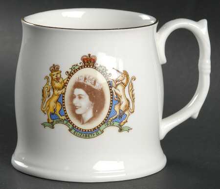 Queen Anne Royalty Giftware Elizabeth Ii-Coronation Mug - No Box