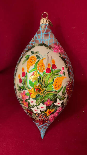 Teardrop (Shaped) Ornaments Summer Garden - No Box