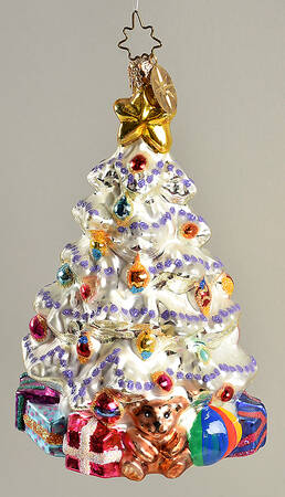 Christopher Radko Christmas Ornament White Christmas Tree - No Box