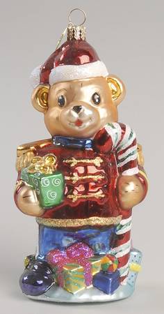 Christopher Radko Christmas Ornament Soldier Bear - No Box
