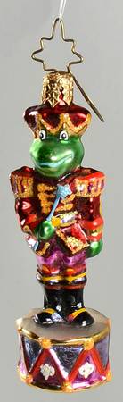 Christopher Radko Christmas Ornament Frog Nutcracker Gem - No Box