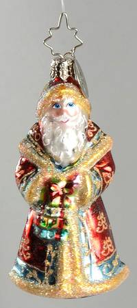 Christopher Radko Christmas Ornament Santa Gem - No Box