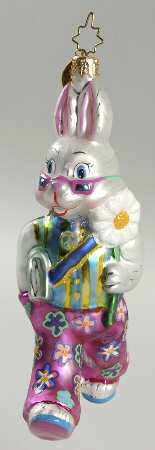Christopher Radko Christmas Ornament Spring Poems-Bunny - No Box