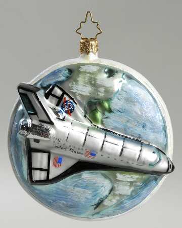 Christopher Radko Christmas Ornament Nasa Space Shuttle - No Box 60