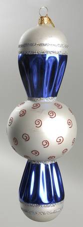 Traditional Shapes Ornament Holiday Popper-Blue - No Box