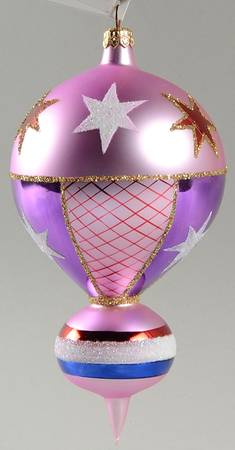 Traditional Shapes Ornament Circus Star Balloon-Pink/Purple - No Box