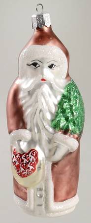 Santa with Pinecones-Trees Woodland Santa - No Box