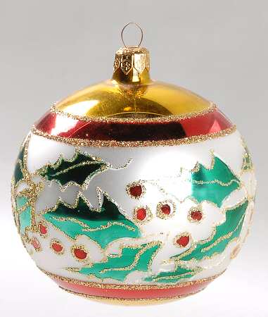 Balls Holly Ribbons - Boxed