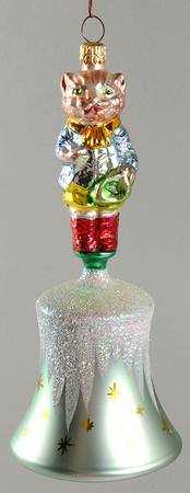 Bells Ringing Red Boots-Silver Bell - No Box