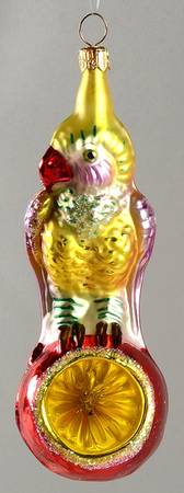 Reflectors (Figural) Pretty Bird-Red/Gold - No Box