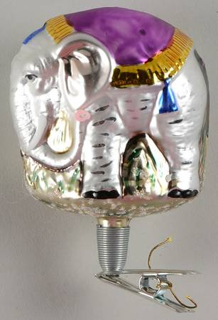 Clip-On Ornaments Rajah-Purple - No Box