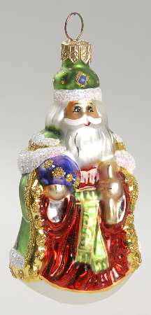Santas Westminster Santa-Green Robe - No Box