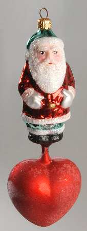 Santas Heartfelt Santa-Red Coat - No Box